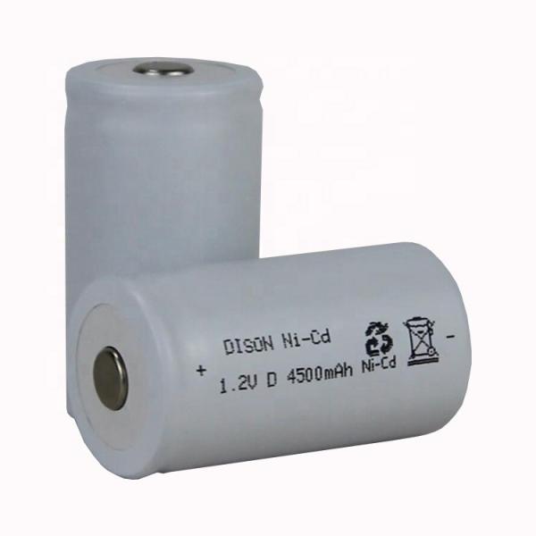 Quality Emergency Lighting Nickel Cadmium Rechargeable Battery 1.2V 4.5ah 70C High Temperature for sale