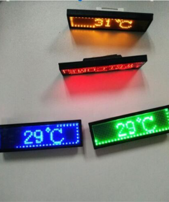 White Color USB ROHS Multicolor Scrolling LED Signs