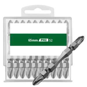 Wholesale Double ended screw bits S2 65mm 110mm cross screwdriver bit of ph2 slotted screwdriver bits from china suppliers