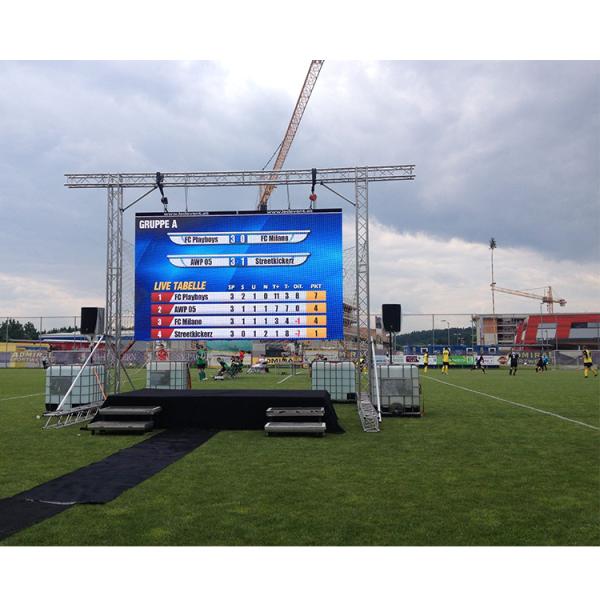 Full Color Waterproof Outdoor Rental LED Screen 6500K 1/ 16 Scan 128 X 256 3840hz