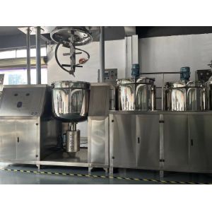 Wholesale SUS304 SUS316 Vacuum Mixer Homogenizer , Leakproof Cosmetic Manufacturing Machines from china suppliers
