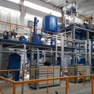 China set up the production line waste engine oil regeneration system finished product on sale