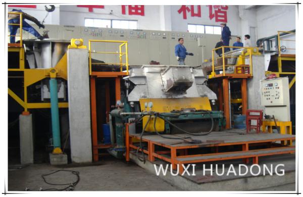 Semi Automatic Vertical Continuous Casting Machine 2 Strand For Red Copper Round