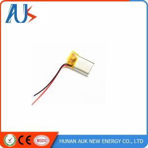China 2mm Ultra Thin Lithium Polymer Battery 27mAh 3.7V Cell LiPo Battery on sale