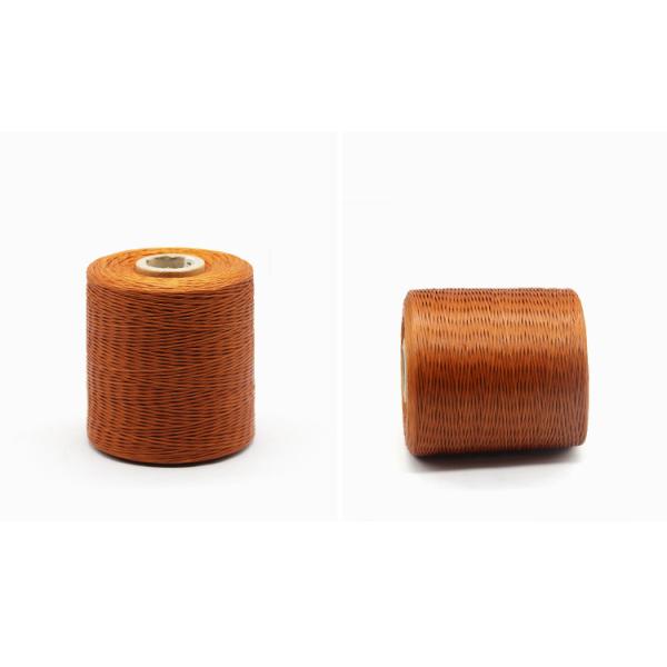 Chemical Resistance Pattern Dyed Polyester Braid Waxed Thread For Bracelets Leather