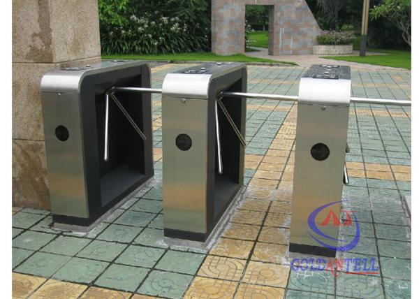 Quality Automatic coin machine digital counter Barcode identification access control system price tripod turnstile for sale