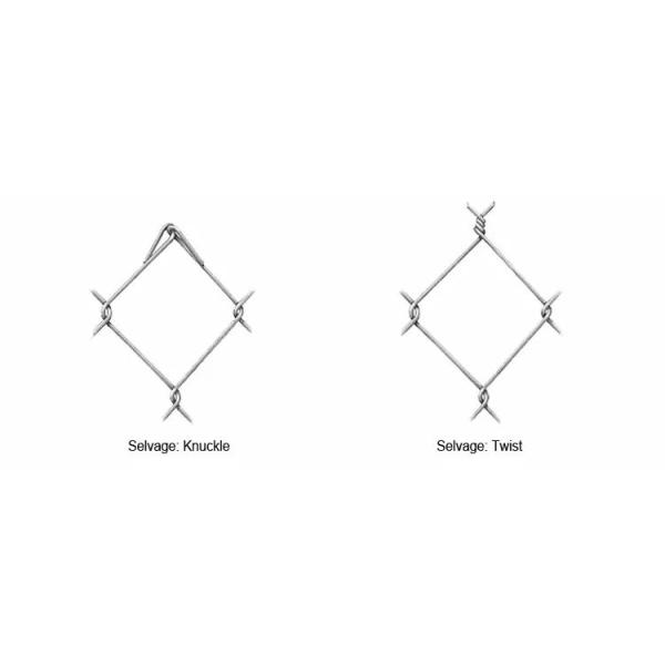 Q195 Q235 Galvanised Chain Link Fence Diamond Fencing Wire Mesh corrsion resistant