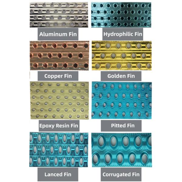 Copper Water-Cooled Surface Cooler - Close-up of Fins