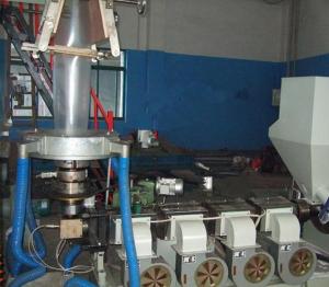 Durable PVC Film Blowing Machine With Plastic Film Manufacturing Process SJ55×28-Sm1000