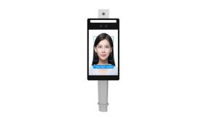 Wholesale IP55 Face Recognition Attendance System Stand On Turnstile F2-TH For Temperature Checking from china suppliers