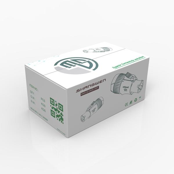 Sealed IP65 Waterproof Power Connector 3 Conductor Male Plug Powercon