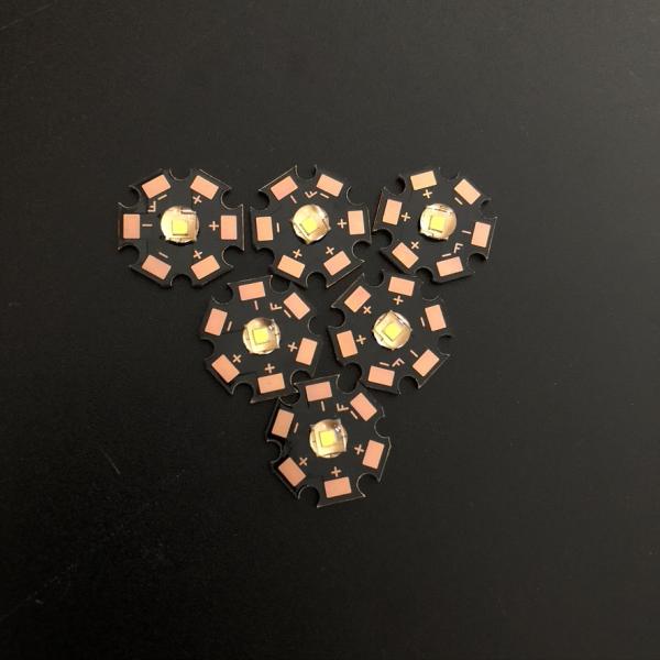 Customized White 1W High Power LED 120degree With Copper Substrate