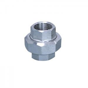 China Butt Welded Pipe Fittings Female Threaded Unfixed Hexagon Pipe Fittings Union 1/8'' - 6'' on sale