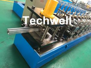 Wholesale 0-15m/min Cold Roll Forming Machine For Making Door Frame Guide , Shutter Door Slats Guide Rail from china suppliers