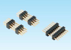 Wholesale Dual / Single Row DIP Type Pin Header Connector 1.27mm Pitch PBT Standard from china suppliers