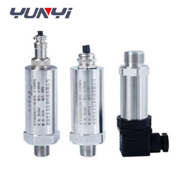 Diffused Silicon Air Water Pipe Flow Pressure Sensor Transmitter 12 To 30VDC 316L Stainless Steel