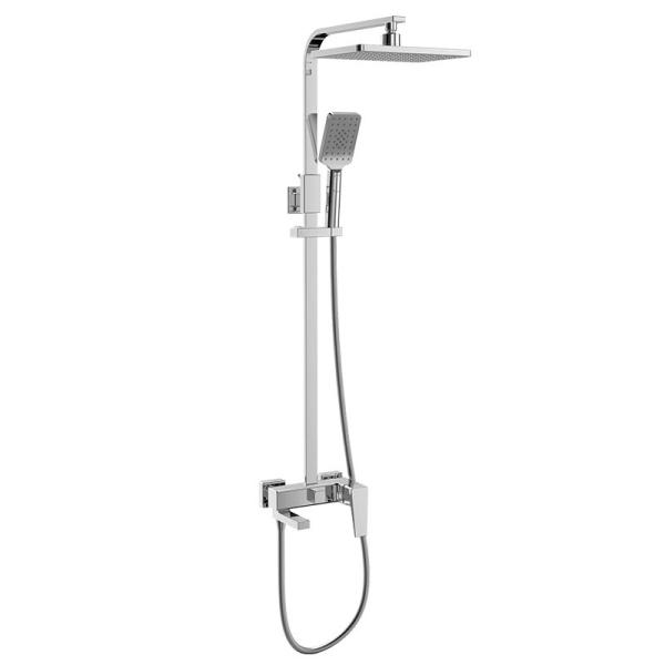 Quality 188×260mm Hand Shower Mixer Set , ABS Faucet Waterfall Rain Shower System for sale