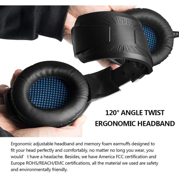 Ps4 Xbox 50mm Onikuma K12 Gaming Headset With LED Light