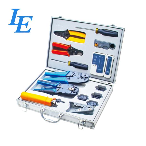Quality LE-K4015 Network Wiring Tools Kit Set Of Crimp Punch Strip Cut Tool Tester for sale