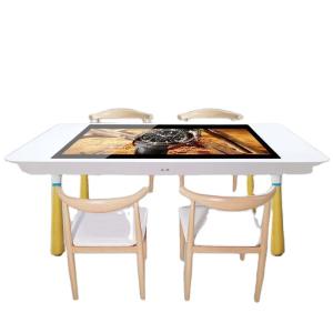 China Restaurant Multitouch Coffee Table 55Inch Capacitive Interactive Screen Table on sale