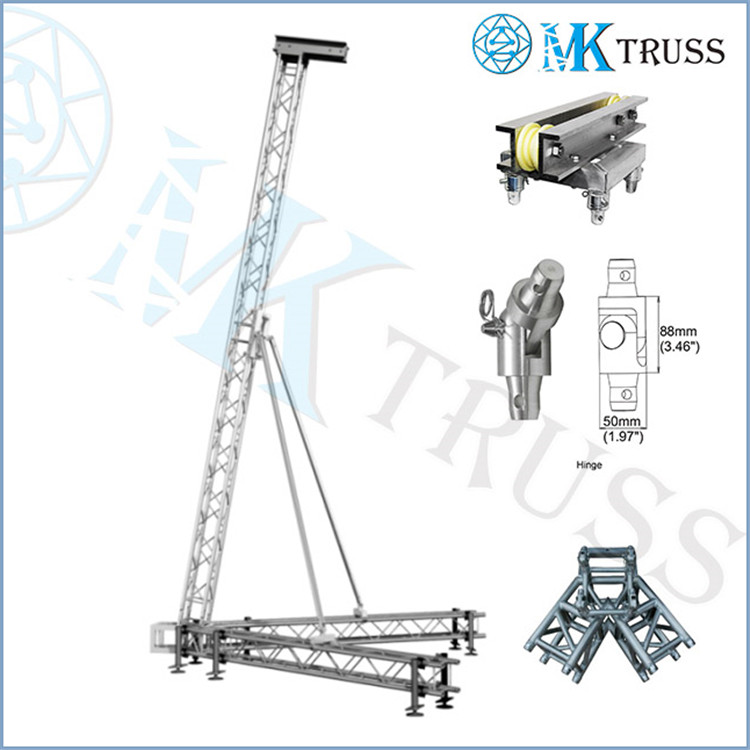 6M High Aluminum Speaker Tower System for Line Array Speaker Stand Truss