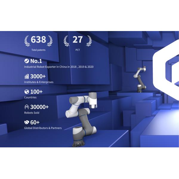 Hand Guided Learning Industrial Robot CR Cobots Load 3KG Flexible Deployment