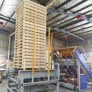 Wholesale 40*48&quot; Woodpecker American Stringer Pallet Nailing Machine from china suppliers