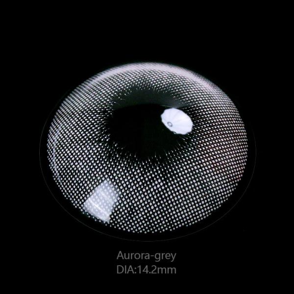 Transparent Prescribed Colored Contacts Aurora Brown Lenses