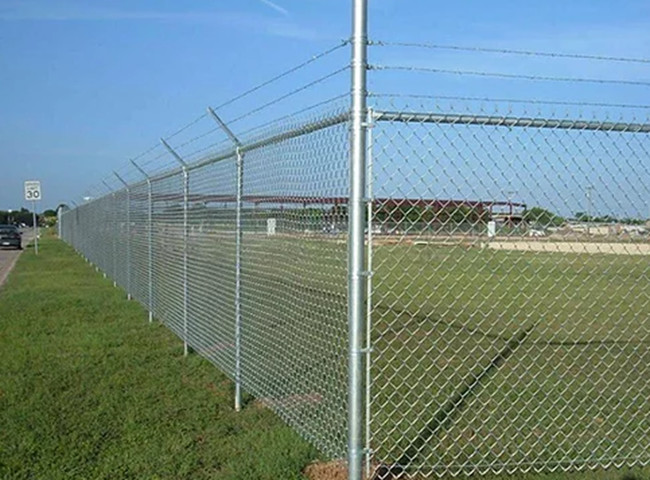 GAW 5 Ft X 50 Ft Chain Link Fence Hot Dipped Galvanized Fencing