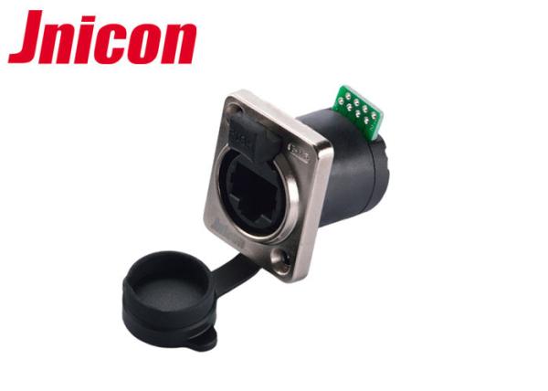 Quality Ethernet IP65 Sealed RJ45 Connector Cat6 Cat5e RJ45 Plug And Socket IEC Standard for sale