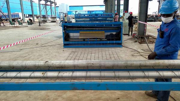 Quality Large Roll Mesh Welding Machine For Iron Wire , Mesh Size 100x100mm for sale