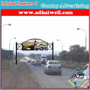 Wholesale Gantry Spanning Advertising Billboard Sign Construction from china suppliers