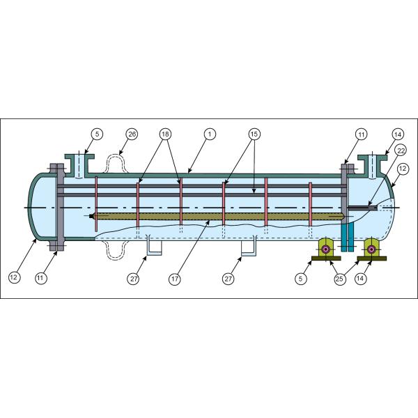 API 660 Shell And Tube Heat Exchanger TEMA Standard ASME U Stamp ASME VIII