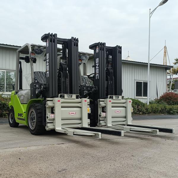 Quality 3ton 3.5ton carretilla elevadora Fork lift with multi function fork shell block clamp forklift for sale