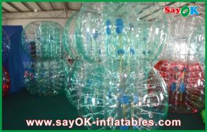 Inflatable Lawn Games Clear / Red / Blue Inflatable Soccer Bubble Ball Giant Human Bubble Ball