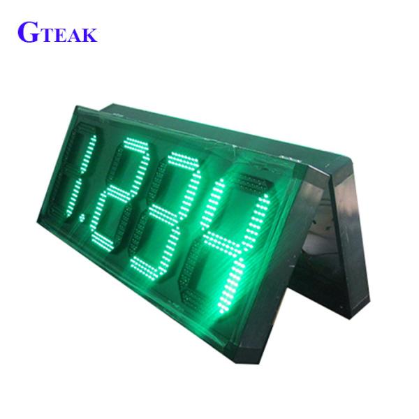 Quality Self-Service Business 8mm Pixel Pitch Double Sided LED Gas Sign with 12 Inch Display for sale