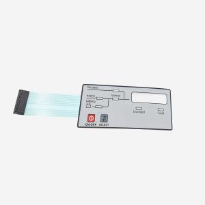 China Customized PET Membrane Switch Overlay With LED LGF Backlight Multifunctional on sale