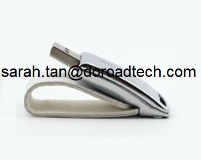 Hot Selling Colorful Leather USB Flash Drives with Real Capacity