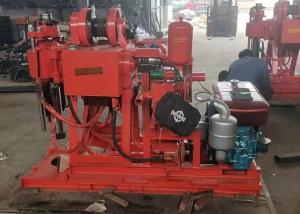 Wholesale Xy-1 Borehole Trailer Mounted Drilling Rigs 18 Hp Diesel Engine 100 M Drilling Depth from china suppliers