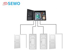 Security 4 Door Access Controller Pedestrian Entrance Exit Control System
