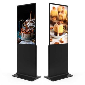 Commercial 55 Inch Floor Standing Lcd Advertising Display In Grocery Stores