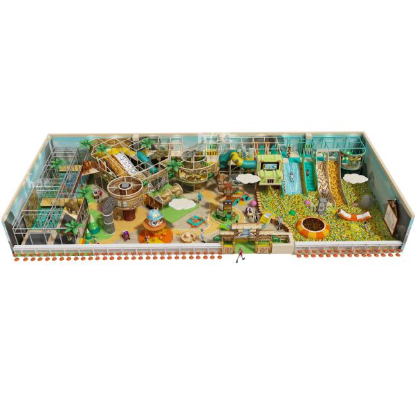 Custom Indoor Play Structure for Preschools and Amusement Parks