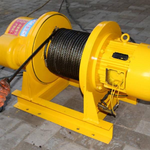 OEM ODM 1 Ton Portable Electric Winch With Wireless Remote Control