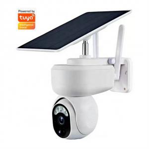 Wholesale Tuya Outdoor Solar CCTV Camera 1080p Full HD Waterproof PIR Motion Detection PTZ Camera from china suppliers