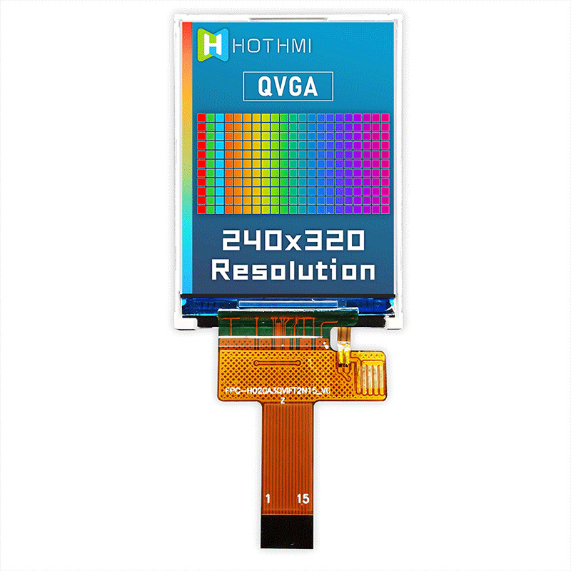 2 Inch IPS TFT LCD Display , 240x320 Temperature LCD Display