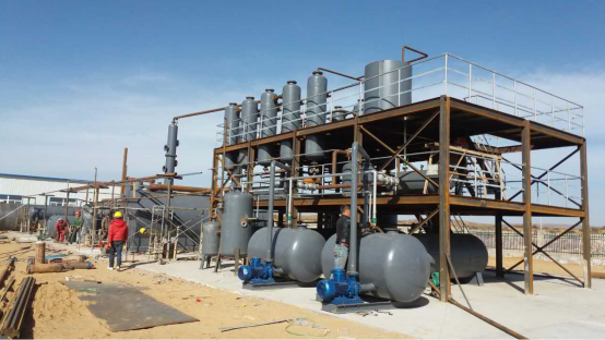 100000 kg Used Engine Oil Refine to Gasoline Diesel Base Oil Distillation Equipment