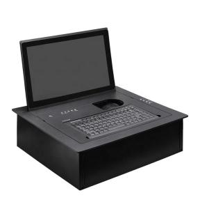 China Flexible Folding Computer Flip Up Lcd Monitor Lift Conference System on sale