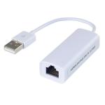 White Network Card Micro Usb To Rj45 Ethernet Adapter