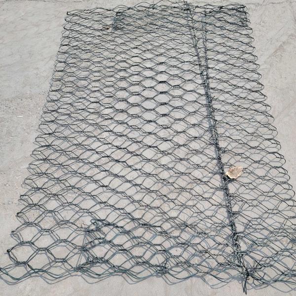 Woven Gabion Wire Mesh Riverbank Armor Heavy Duty Zinc Coated Hydraulic Stability