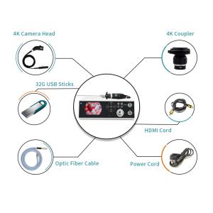 LED 100W 4K Endoscopy Camera System Built In Light Source For Laparoscope